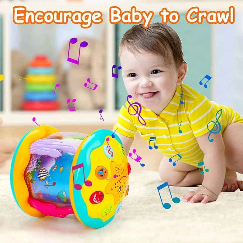 Baby Ocean Light Projector - Musical Sensory Toy for Infants Aged 1-3