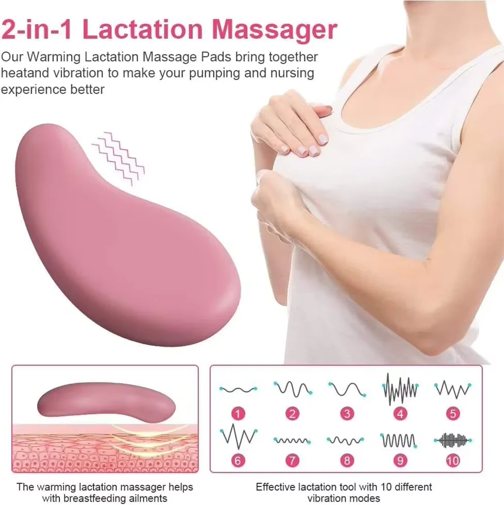 10-Mode Multi-Purpose Lactation & Tension Relief Massager