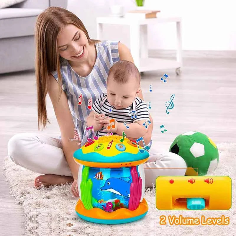 Baby Ocean Light Projector - Musical Sensory Toy for Infants Aged 1-3