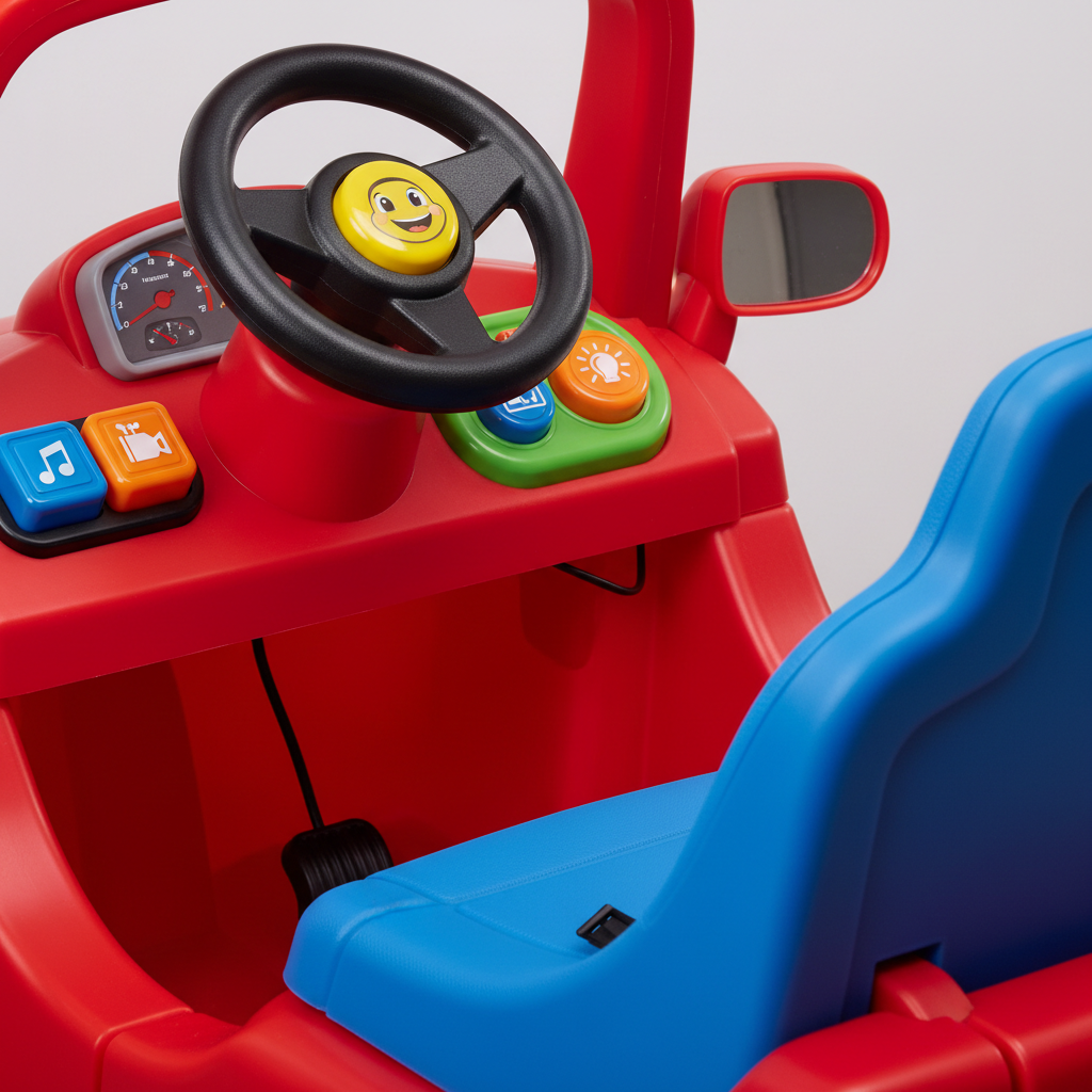 Ride-On Car Detail Shot